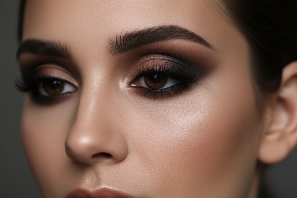 Smokey eye makyajı — dramatik bakışlar